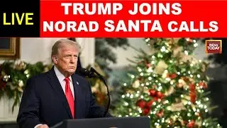 LIVE: Donald Trump Attends NORAD Santa Calls | Christmas 2025 Live | Trump News | Christmas 2025