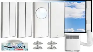 Portable AC Window Vent Kit Complete Air Conditioner Window Kit Adjustable Review