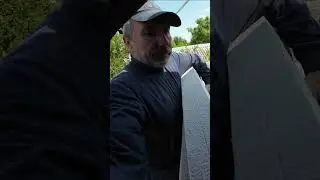 Ровно обламываю ЭППС по надрезу и сразу в дело!