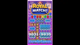 Royal Match Level 9831 9832 9833 9834 9835 - No Boosters Gameplay