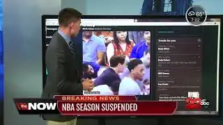 NBA season suspended