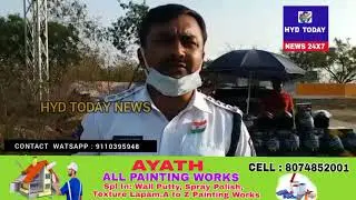 CYBRABAD TRAFFIC POLICE KI JANIB SE  VEHICLE CHECKING