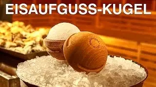 Sauna-Aufguss mit der SAUNAGUT&reg; Eisaufguss-Kugel