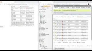 Fetch data from Database & display with table || Database values show and prints||