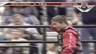 Justin McBride vs Mudslide - 05 PBR Reno (86.5 pts)