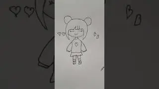 100 Days 100 Girl drawing  #ytshorts #girl #shorts #Day002