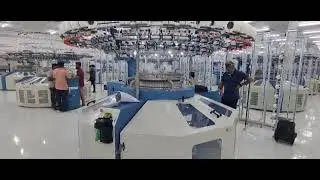 Santoni Single and Double Jersey Circular Knitting Machines #moderniostechnologijos #santoni #lonati