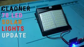Claoner 70 LED Solar Lights Update