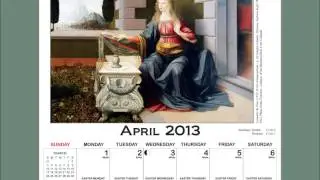 Columban - Calendar Art Guide - April 2013