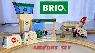Brio Trains  Playing with Monorail Airport Set