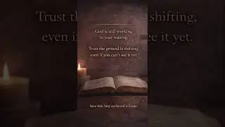 Lamentations 3:5 God is good to those who wait for him #builtinsilence #faithoverfeelings