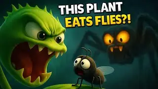 This Plant Eats Flies 😱🌱 flytrap 
