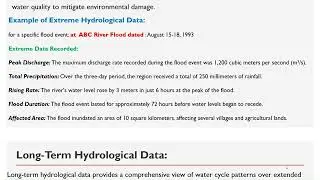 Unlocking Insights: The Power of Extreme and Long-Term Hydrological Data #Hydropower #engineering