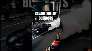 Shelby Muscle Mayhem Brutal Burnouts in Style. #carsnbeatz