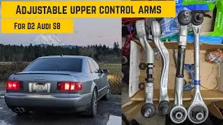 Adjustable Upper Control Arms on a D2 Audi S8
