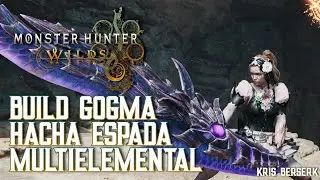 Monster Hunter Wilds Build Gogma Multielemental hacha espada #Monsterhunterwilds #Capcom #PS5