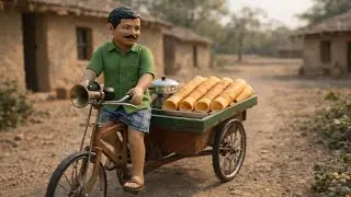 Village Uncle's Dosa Journey: From Soaking to Selling | Clay Animation #toystudeo #shortsfeed 