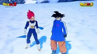 Dragon Ball Z Kakarot - New Sab Jacket Goku w/Transformations SSJ-SSG-SSB MOD (Showcase)