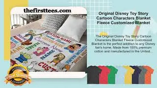 Original Disney Toy Story Cartoon Characters Blanket Fleece Customized Blanket