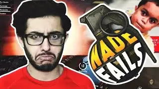 Pubg Mobile Nade Fails - Carryminati |Team Hydra|