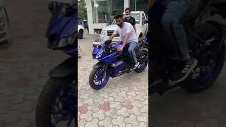 R15 v3 Racing blue BS6 2021  😍 #yamaha #shorts #r15 #shorts