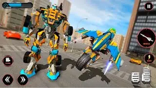 Flying Robot Bike Transform: Robot Bike Game - Android Gameplay