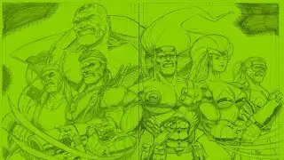 Inking Blood Force Wraparound Cover PT4 - Making COMICS and ART EP 359