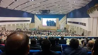 Prime Minister Narendra Modi Arrives At Vigyan Bhawan