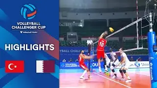🇹🇷 T&Uuml;R vs. 🇶🇦 QTA - Highlights Quarter Finals | Men's Challenger Cup  2022