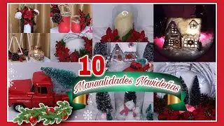 10 MANUALIDADES NAVIDE&Ntilde;AS PARA VENDER O REGALAR 🎄 Christmas DIY 2024 / DIY NAVIDAD DOLLARCITY / Nelu