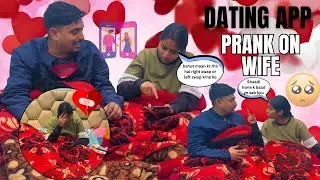 DATING APP PRANK ON WIFE 😱🔥|  Wife Shocked Reaction 😂| @familyvlogayanka