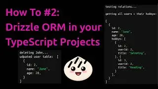 Drizzle with SQLite on a Bun TypeScript Project