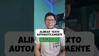 alinear texto autom&aacute;ticamente a la derecha en excel #windows #tutorial #exceltips #excel  #tips