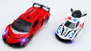 [ASMR Toys] INSANE RC Car Unboxing &ndash; Spray Police Car, Rock Crawler, Sport Car & Fire Truck