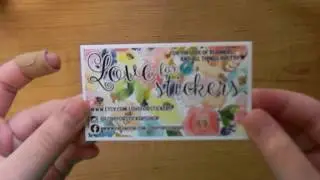 Etsy Sticker Haul | ScribblePrintsCo, LoveforStickers, and PlanningRoses !