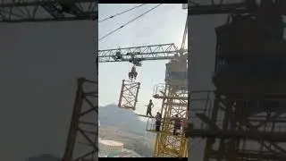 Tower Crane Wall Tie Installation Process | Complete Anchoring Frame Setup
