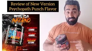 Review of New Version Pre Workout (The Big Daddy Inferno) | Psycopath Punch Flavor | Black Beast