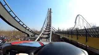 Silver Star Front Europa Park 2022 onride front row 4K UHD