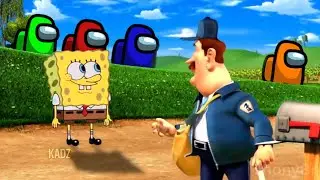 mmmm spongebob in AMONG US