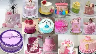 🎊Birthday Cake Designs For Girls/Girls Birthday Cake/Simple Cake Designs/✨Birthday Cake💝/Pink Cake 