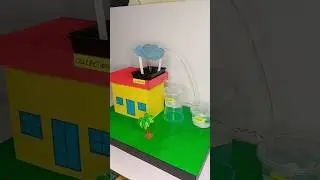 Rain water harvesting working model | Easy Science project #schoolproject #science #shorts
