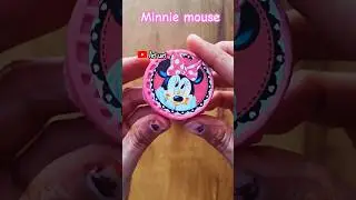 Making cute Minnie mouse clay waffle #shorts