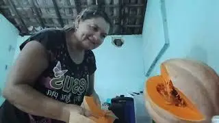 Preparando a janta 