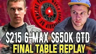 WCOOP 2021 38-M $215 KO baeks22 | markovitsus | piton4479 Final Table Replay 6-Max NLH $650k Gtd
