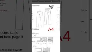 Jeans Sewing Pattern Updated #sewingpatterns  #fashion #Jeans