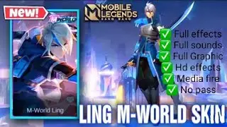 Ling M-world Skin script No password Media fire 🔥