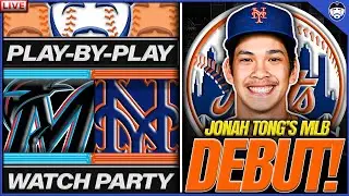 Watchin' Jonah Tong's MLB Debut! | Mets vs Marlins Play-By-Play & Reaction