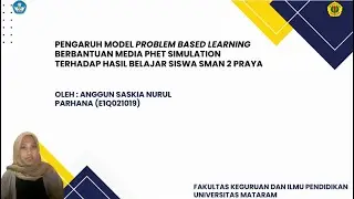 Pengaruh Model Problem Based Learning berbantuan media PhET Simulation terhadap Hasil Belajar