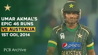 PCB Archive - 4️⃣6️⃣ Runs By Umar Akmal | PAK vs AUS 1st ODI 2014 | M1C2A