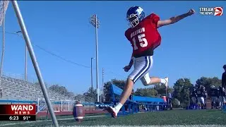 Meet Blake Allison, Millikin football's 31-year-old kicker